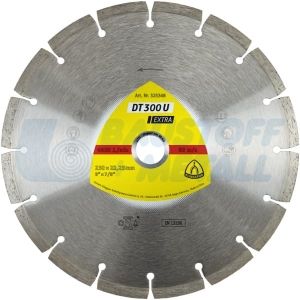 Диамантен диск Klingspor DT 300 U Extra 230 x 22.23 мм, 1 брой
