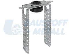 Директен окачвач акустичен с гумен демпфер Кнауф 120 мм