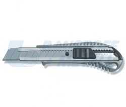 Макетен нож алуминиев 18 мм автоматично заключване, 1 брой