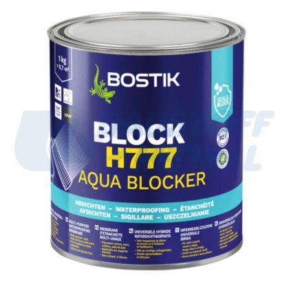 Силно еластична хидроизолация Bostik Block H777 Aqua Blocker 1кг