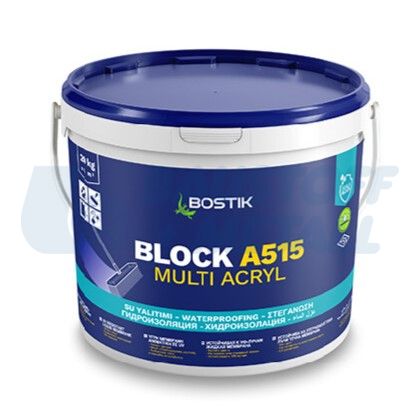 Хидроизолация Bostik AquaRoll Easy-UV Block A515 Multi Acryl 20 кг