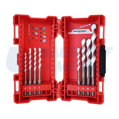 Комплект универсални свредла Multi-material Milwaukee 4-12 мм, 8 броя