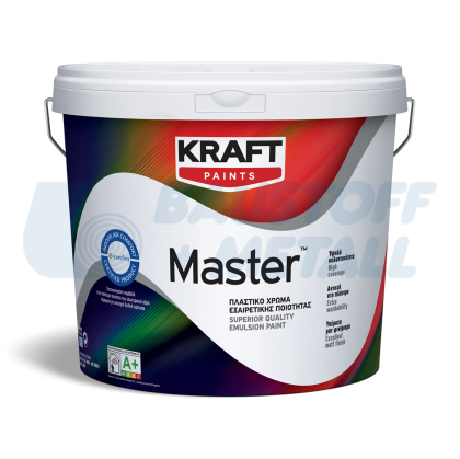 Интериорна латексова боя Kraft Master Plastiko бял 0,75 л