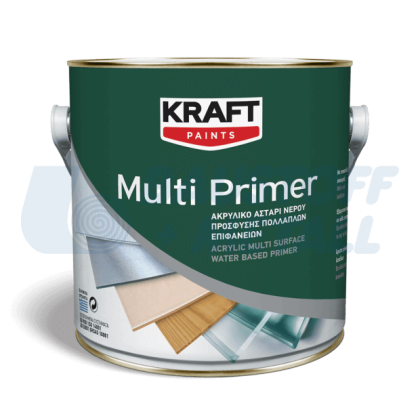 Акрилен грунд против ръжда Kraft Multi Primer, бял 0,75 л