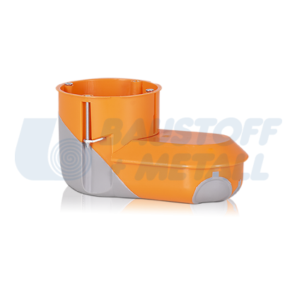 Конзолна кутия за гипскартон с джоб Ø60 дълбочина 67 мм оранжев