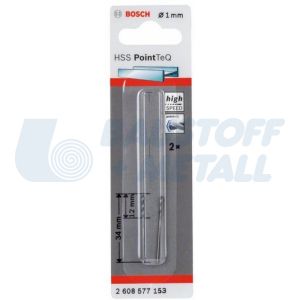 Свредло за метал HSS Bosch PointTec 1.0 мм - 2 бр