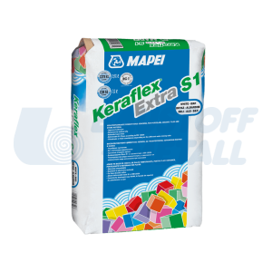 Лепило за плочки Мапей Keraflex Extra S1 бяло, торба 25 кг