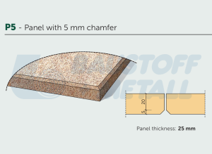 Панел Cewood CW-W25S GP Superfine цвят сив Gray P5 1200/600 25 мм, 1 бр.