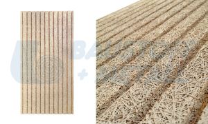 Акустичен панел Cewood Barcode CW-W25S NP Superfine natur P0-BAR1 1200/600 25 мм, 1 бр.