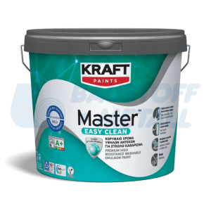 Интериорна боя Kraft Master Easy Clean Semi - бял мат 10 л