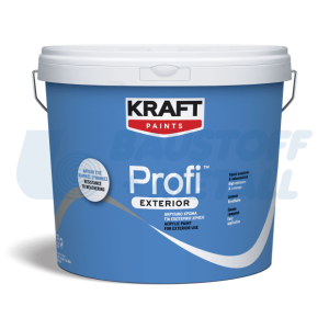 Акрилна фасадна боя Kraft Profi Exterior, бяла, 9 л