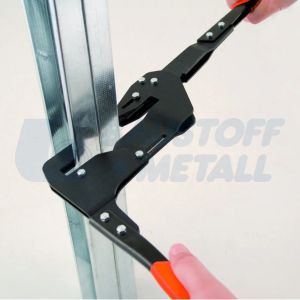 Щанц клещи вертикално профили гръб-гръб Edma DuoProfil