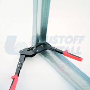 Щанц клещи вертикално профили гръб-гръб Edma DuoProfil