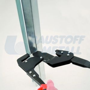 Щанц клещи вертикално профили гръб-гръб Edma DuoProfil