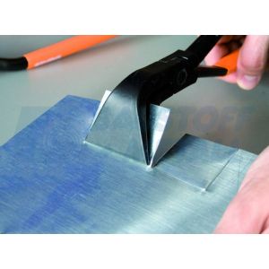 Клещи кантиране ламарина Edma - огънати на 45° - 60 мм