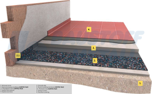 Звукоизолационна мембрана Damtec Multi 3 мм, ролка 1х10 м