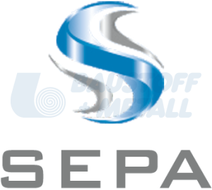 Метално пано SEPA с прав борд цвят бял RAL 9016 неперфорирано гладко 600/600 мм, 1 брой