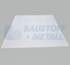 Метално пано SEPA с прав борд цвят бял RAL 9016 неперфорирано гладко 600/600 мм, 1 брой