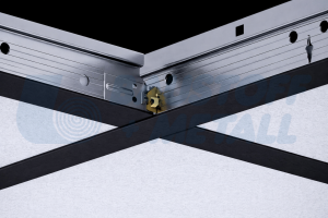 Профил растерен Knauf AMF Donn Т 24 черен мат, 1 брой 3,7 м