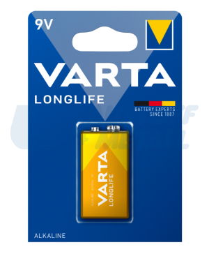 Алкална батерия Varta Longlife 9V 1бр