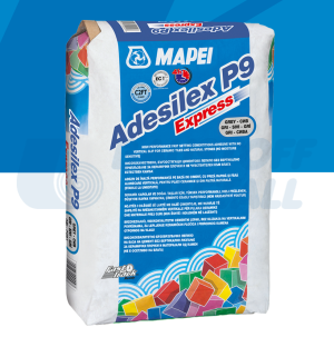 Лепило за плочки Mapei Adesilex P9 Express, торба 25 кг