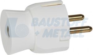 Щепсел бял 2P+Т 16A 250V Legrand