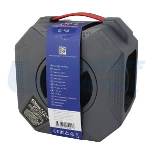 Макара в кутия сива 10м IP20 H05VV-F 3G1.5mm2 термична защита 4 шуко Commel