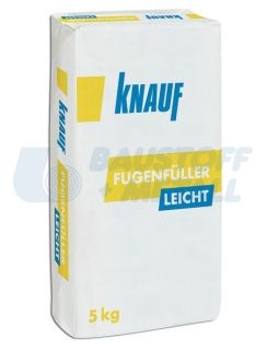 Фугопълнител Кнауф Фугенфюлер Лайхт, шпакловъчна маса за фуги между гипскартонени плоскости, торба 5 кг