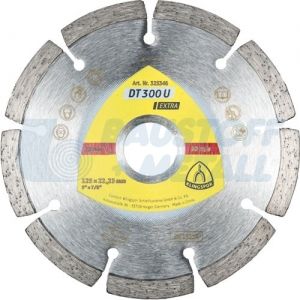Диамантен диск Klingspor DT 300 U Extra 125 x 22.23 мм, 1 брой