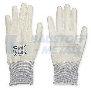 Бояджийски ръкавици PE & PU размер 9 бяло, 1 брой