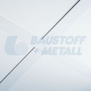 Метален таван Армстронг Metal B Plain прав борд  600/600 мм, цвят 9010, пано 1 брой