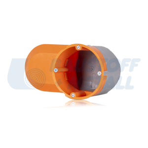 Конзолна кутия за гипскартон с джоб Ø60 дълбочина 67 мм оранжев