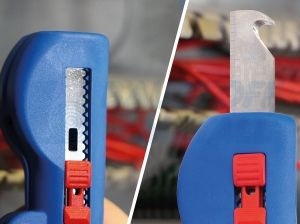 Инструмент за разделка на кабели и проводници с комбиниран нож Weicon Quadro Stripper 16