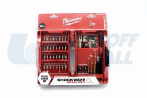 Комплект сведла и накрайници Milwaukee Shockwave™ SHOCKWAVE™ IMPACT DUTY 40 части