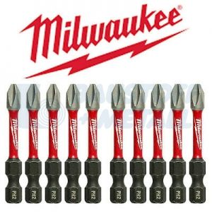 Накрайници PH2 x 50 мм Milwaukee SHOCKWAVE™ IMPACT DUTY 10 бр