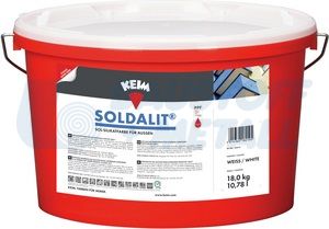 Екологична неорганична боя за външно приложение Keim Soldalit бяла 5 кг